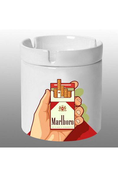yhfoto Πορσελάνινο Τασάκι - Τασάκι Marlbora