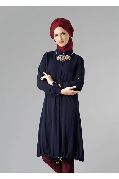TRENDTESETTÜR Women's t 3187 Mgc Collection Skirt Gathered Tunic