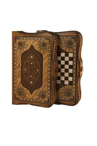 Helena Wood Art Queen Oymalı Tavla (51X32X7 CM)