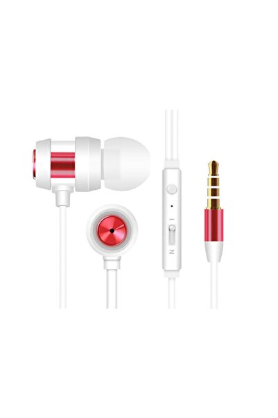 Snopy SN-J01 Beyaz Mor Kulak İçi Jaklı Kulaklık