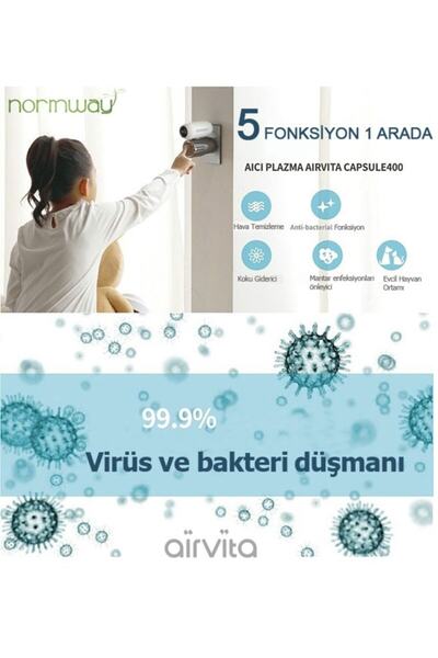 Airvita Capsul Pro Hava Temizleyici ( Yıkanabilir Filtre Teknolojisi)