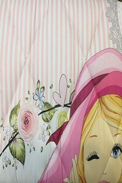 Örtüm 3d Dijital Baskı Tek Kişilik Kız Uyku Seti