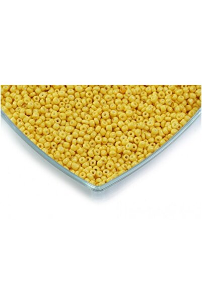Prestij Boncuk 50 Grame Mărgele de Nisip Galben 4 Mm