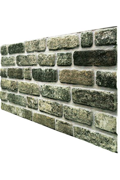 Pandekor 5 Adet (2,5M2) X Tuğla Desenli 3 Boyutlu Renkli Strafor Köpük Duvar ...