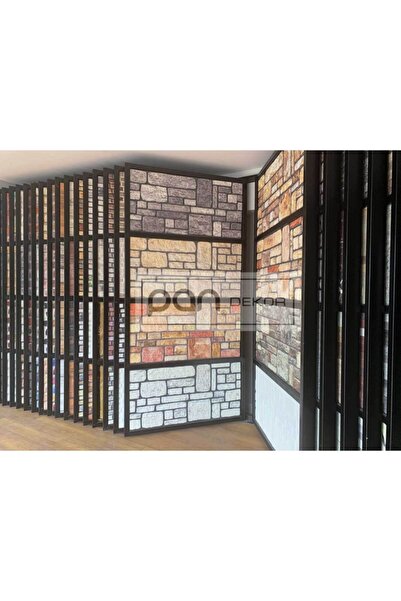 Pandekor 5 Adet X Karma Taş Desenli 3 Boyutlu Renkli Strafor Köpük Duvar Kaplama Paneli (kr-312)