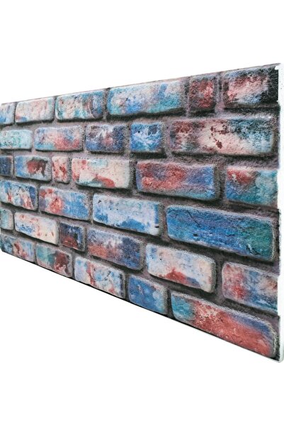 Pandekor 5 Adet (2,5M2) X Tuğla Desenli 3 Boyutlu Renkli Strafor Köpük Duvar ...