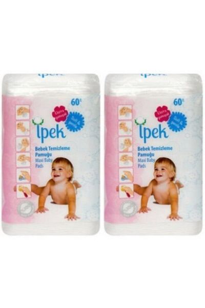 İpek Maxi Baby Cleaning Cotton 2 Packs of 60