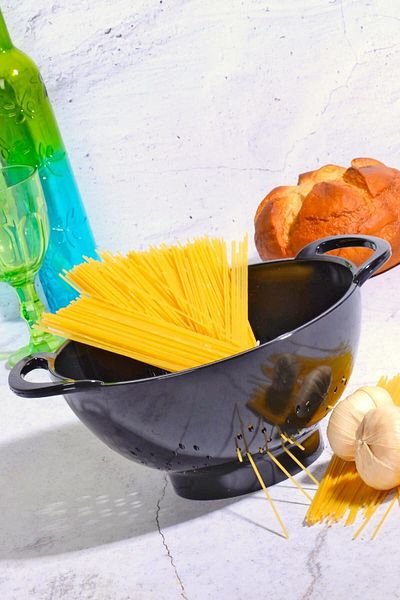 Kitchen Crazy Acrylic Matte Black Strainer