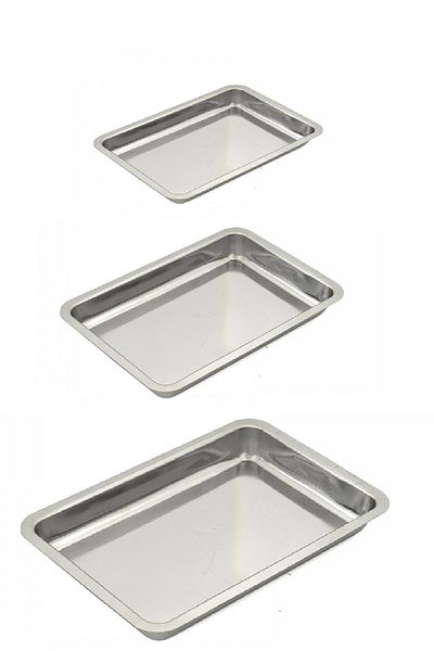 ELEGANCEV Stainless Steel 3 Size Salad Mixing Bowl-Appetizer Tray