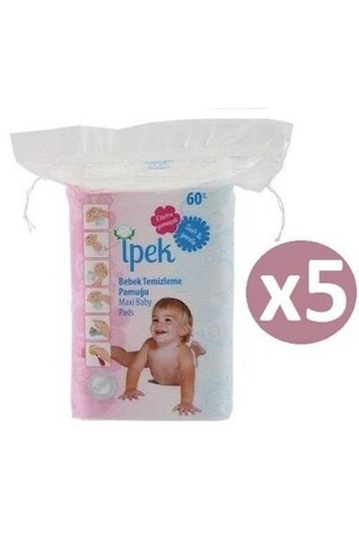 İpek Maxi Baby Cleaning Cotton 60 Pieces 5 Pieces
