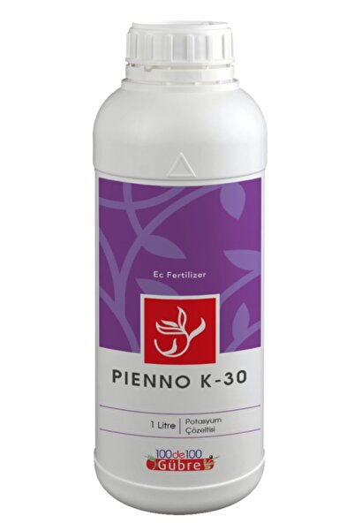 100de100Gübre Pıenno K-30 Potasyum Çözeltisi 1 Lt
