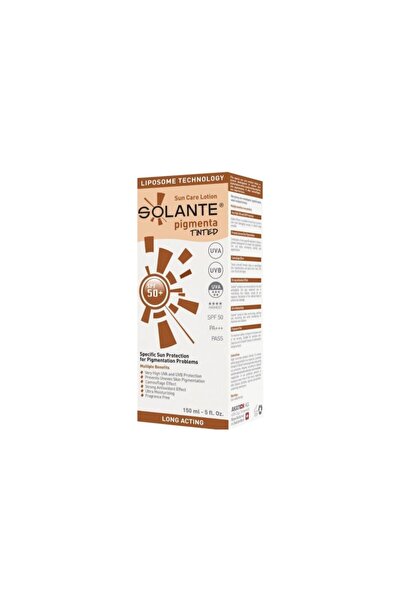 Solante Pigmenta Tinted Güneş Koruyucu Losyon Spf 50 150 Ml