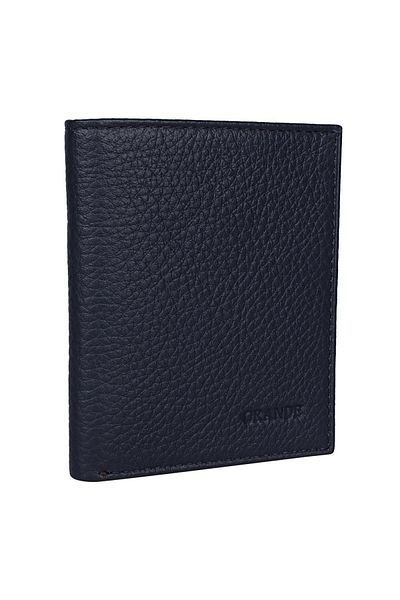 Bagacar Ανδρικό πορτοφόλι 1720 από γνήσιο δέρμα Navy Blue