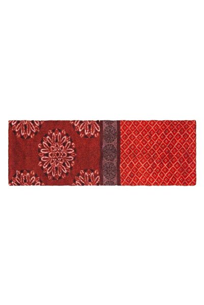 Nomads Felt Natural Wool-Silk Runner Tablecloth 3| Claret Red| Nomads Felt