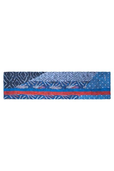 Nomads Felt Natural Wool-Silk Runner Tablecloth 7| Blue-Red| Nomads Felt