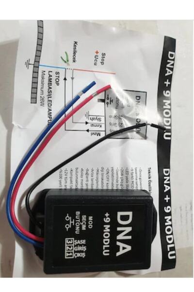 DNA Citroen Uyumlu 9 Modlu F1 Fren Çakar 3. Stop Lamba Çakar Modulü