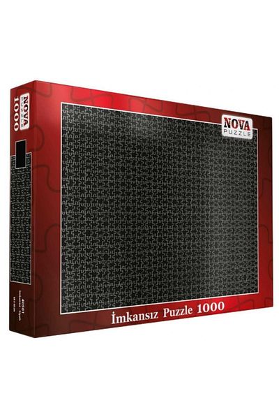Nova Puzzle لغز غير مستحيل مكون من 1000 قطعة - أسود - قطع رائعة