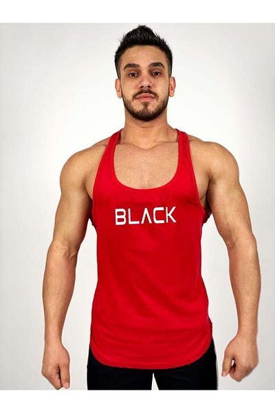 Black İstanbul قميص داخلي للياقة البدنية بحزام أسود