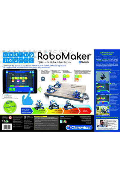 CLEMENTONI Coding Lab Robomaker Start Eğitici Robotbilim Laboratuvarı