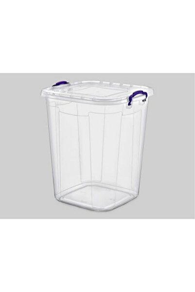 Genel Markalar Poly Time Plastik Kare Şeffaf Bakliyat Kovası 50 Lt E630