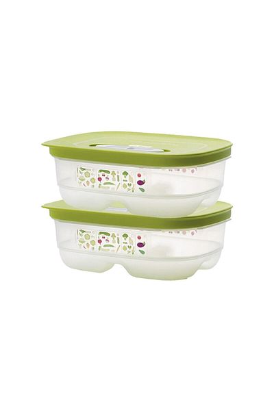 Tupperware Tupperaware Greenhouse Refrigerator Storage Container (2 X 375 Ml)