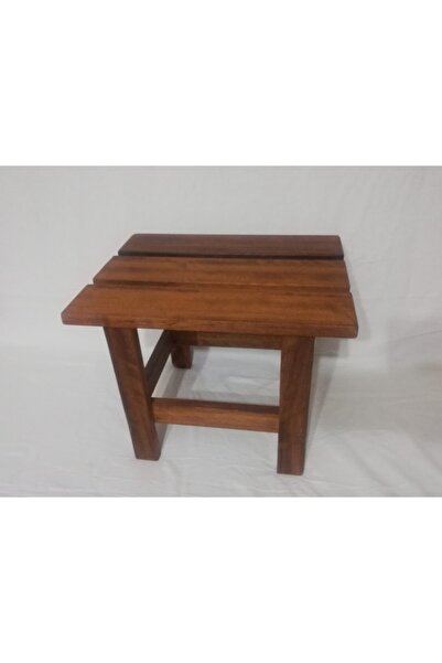 OBERS Iroko Klasik Duş Oturağı 30x40x25 Cm Ağaç Tabure