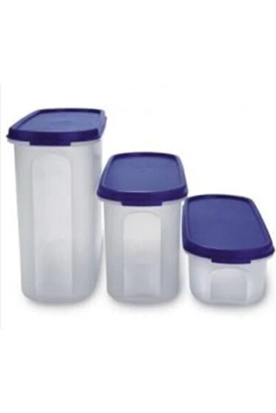 Tupperware مجموعة بيضاوية مكونة من 3 قطع