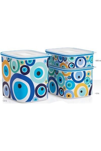 Tupperware Water Evil Eye Set 3 Pieces