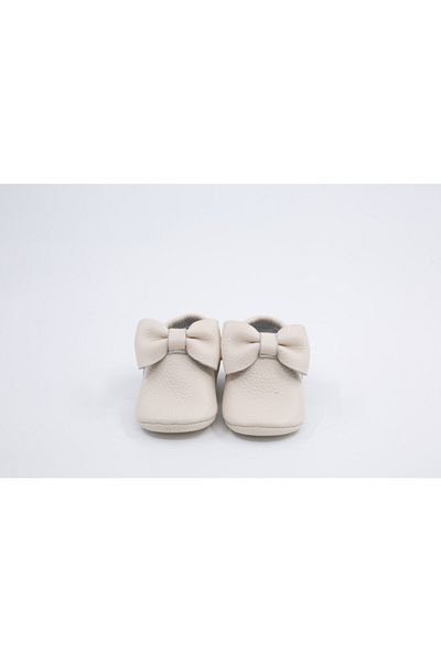 Li Puna Baby White Podi Series Leather First Step Shoes