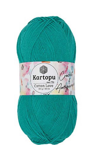 Kartopu Cotton Love K418 Dark Mint