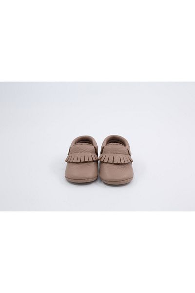 Li Puna Unisex Baby Brown Dani Series Genuine Leather First Step Shoes