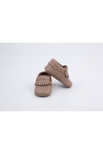 Li Puna Unisex Baby Brown Dani Series Genuine Leather First Step Shoes