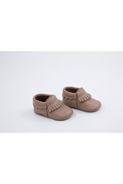 Li Puna Unisex Baby Brown Dani Series Genuine Leather First Step Shoes