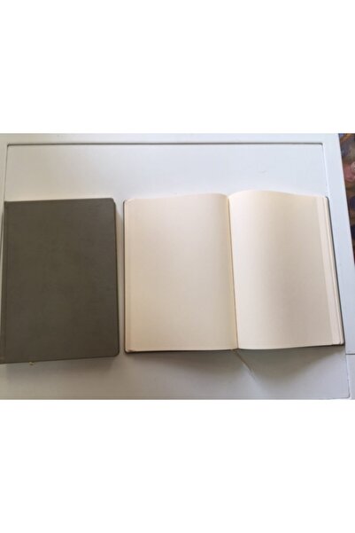 KESKİN COLOR Ciltli Defter Termo Deri Kırmızı Çizgisiz 17x24 Cm 160 Yaprak 41...