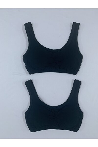 Öztaş Underwear Kız Çocuk Süngerli Kalın Askılı Büstiyer 2'li