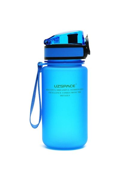 Uzspace 350ml Blue Tritan Mini Size Water Bottle - Leak Proof