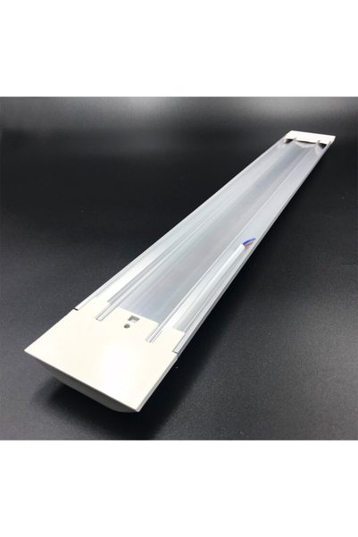 Artı 4 Adet Led Beyaz Yeni Nesil Florasan 18w 60 Cm Led Bant Armatürü Yatay Led Panel Direkt 220v