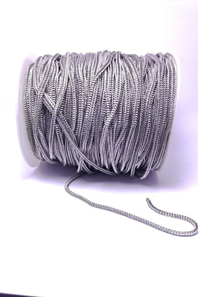 platin hediyelik (5 Metre ) Tesbih Püskülü Metrelik Zincir Takı Zinciri Malze...