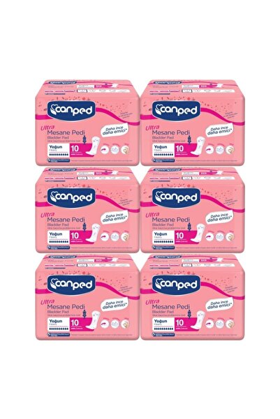 Canped Mesane Pedi Ultra Büyük Boy Yoğun 10 Lu X 6 Adet