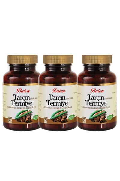 Balen مستخلص القرفة والترمي 60 كبسولة × 3 قطع