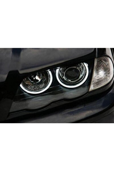 ŞüsCarOto Bmw E46 318 320 325 330 Ccfl Angel Eyes Beyaz Encıl Seti Far Halkası