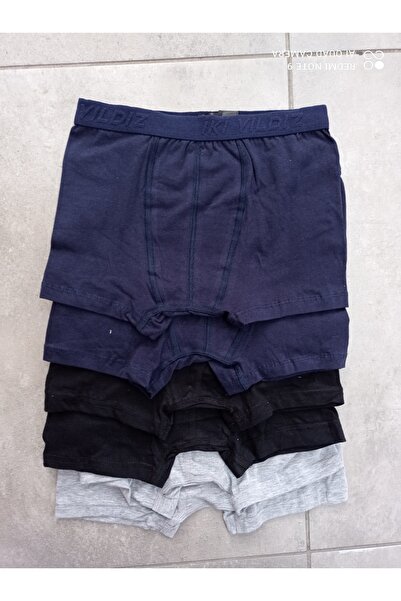 İki Yıldız Кольорові бавовняні шорти-боксери з принтом для хлопчиків