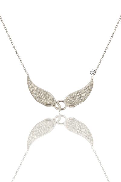 SilverTime 925 Ayar Gümüş Aşk Kanat Kolye