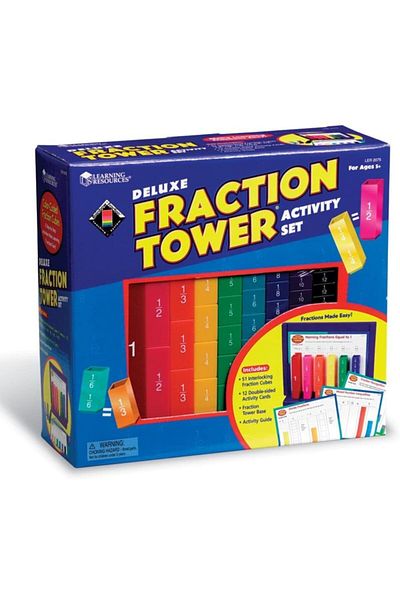 Learning Resources Deluxe Fraction Tower ®   Activity Set