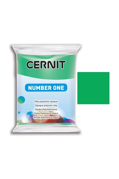 Cernit Number One Polymer Clay 56g 652 Lichen Green