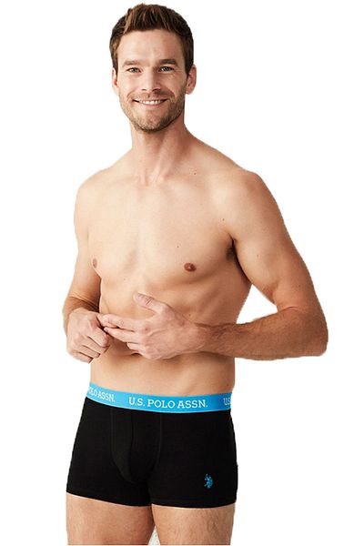 U.S. Polo Assn. Ανδρικά μποξεράκια Lycra με 3 πολύχρωμες ζώνες