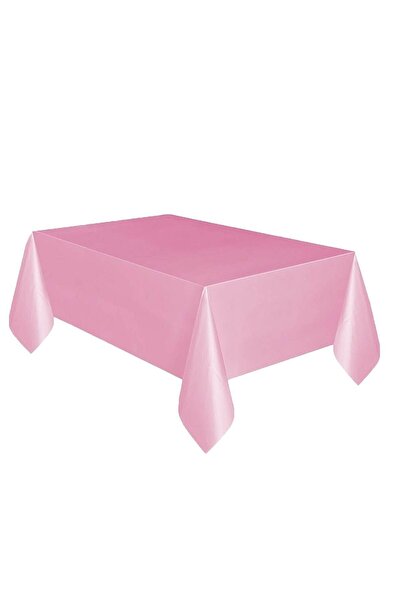 Huzur Party Store Pembe Renk Kullan At 120x180 Cm Doğum Günü Partisi Için Düz Tek Kullanımlık Plastik Masa Örtüsü