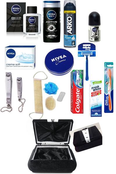 NIVEA Damat Çeyiz Seti 17 Parça - Sandıklı Damat Çeyiz Bohça Seti