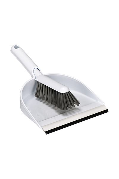 Emofom Hanımeli Dustpan with Broom Plastic Table & Hand Dustpan