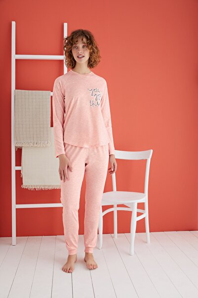 ZEY 30382 Ženski set pidžama sa printom